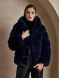 Women's Faux Fur Environmental Protection Imitation Fox Coats