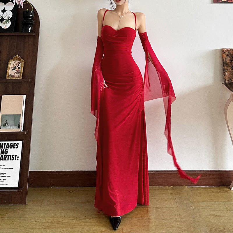 Women's Summer Sexy Tulle Slim Fit Patchwork Dresses