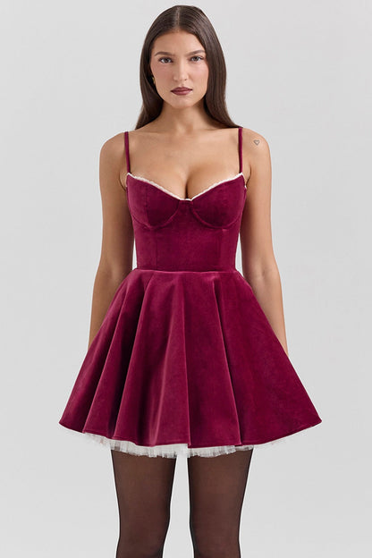 Women's Hot Retro French White Wear Matching Dresses