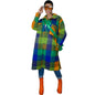 Women's Printed Plaid Winter Mid-length Temperament Commute Coats
