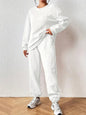 Women's Fashion Jacquard Thread Casual Two-piece Female Suits