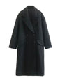 Women's Mid-length Trench Woolen Outerwear Design Fashion Dresses