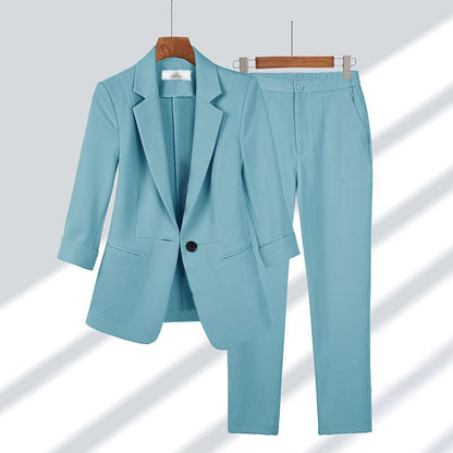 Women's Business Simple Solid Color Large Temperament Suits