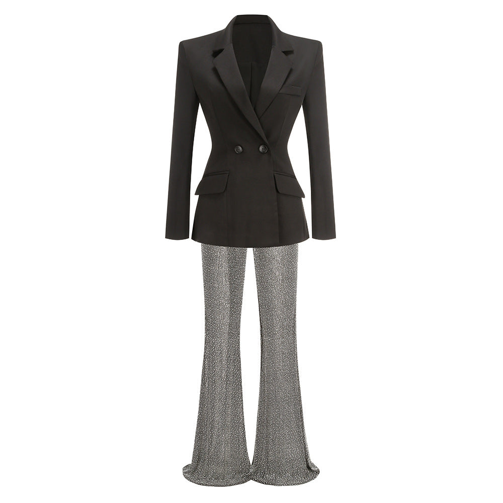 Women's Sexy Hot Drilling Trousers Affordable Luxury Suits