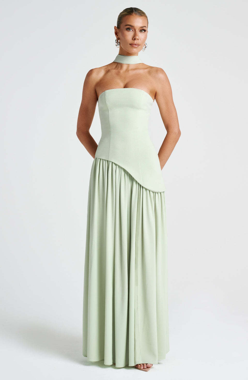 Spring Solid Color Sleeveless Tube Backless Tops