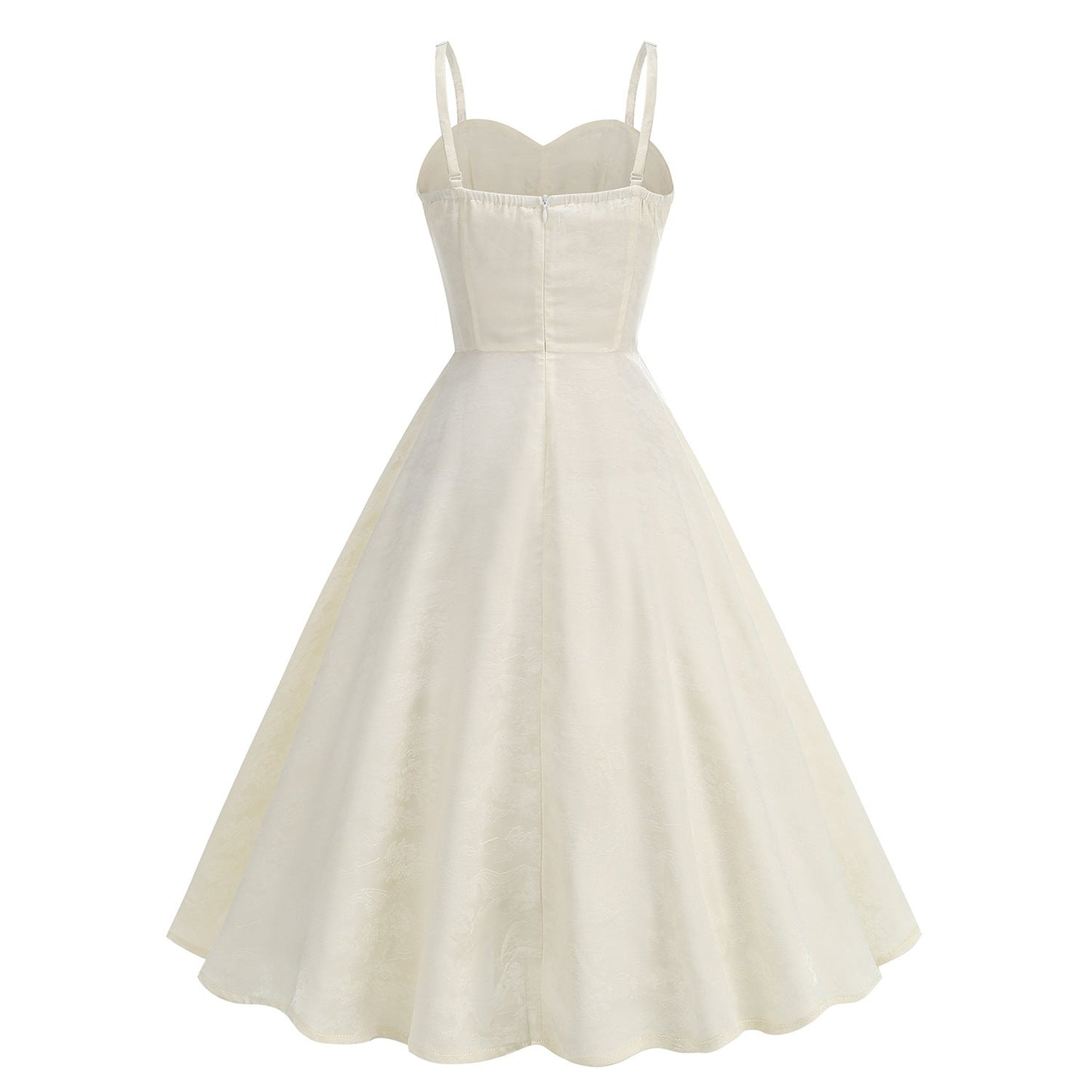 Design Jacquard Artistic Slim Youthful Sling Big Dresses