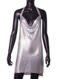 Nightclub Metal Sequins Sexy Suspenders Dress Dresses