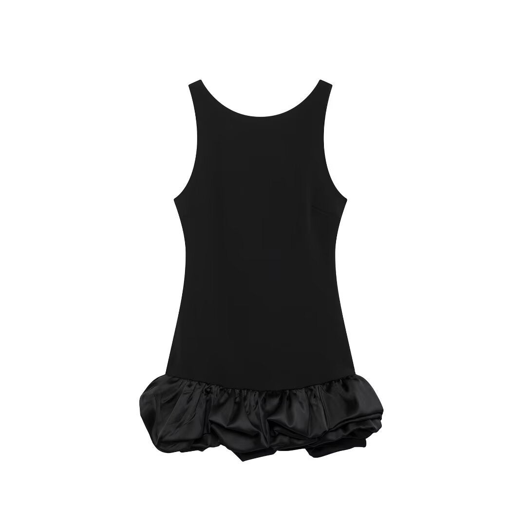 Women's Unique Loose Pleated One-piece Dress Dresses