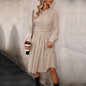 Commute Leisure Simple Style Solid Color Dresses
