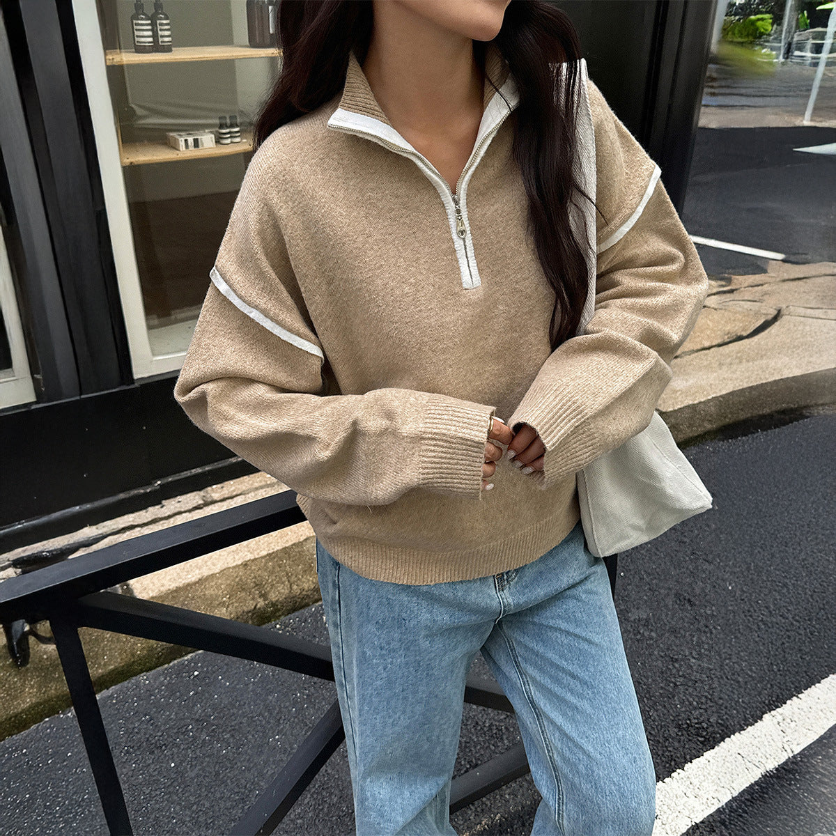 Women's Casual Simple Solid Color Long Sleeve Sweaters