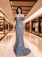 Sequined Temperament Commute Solid Color Pure Dresses