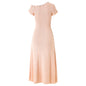 Button Knitted Dignified Sense Of Design Irregular Sleeve Fashion Dresses