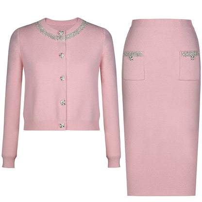 Versatile Wool Knitted Cashmere Classic Style Suits