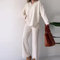Women's Autumn Solid Color Fashion Lapel Loose Suits