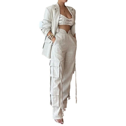 Summer Fashion Street Hot Solid Color Suits