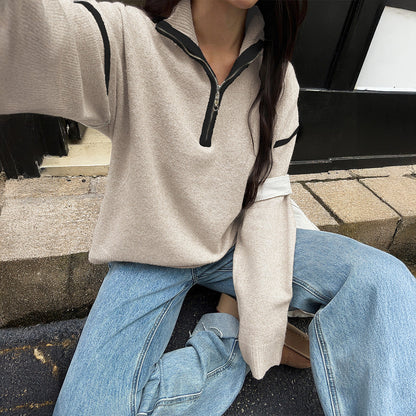 Women's Casual Simple Solid Color Long Sleeve Sweaters
