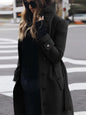 Women's Slim Fit Woolen Overcoat Clothes Coats