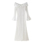 Women's Fashion Elegant Sexy Tube Lace Dress Tops