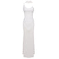 Women's Black White Bandage High Elastic Mesh Dresses