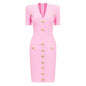 Women's Lengthened Summer Fashionable Knitted Slim Fit Dresses