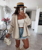 Women's Outer Wear Knitted Loose College Style Cardigans