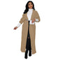 Women's Fashion Casual Long-sleeved Long Solid Color Sweaters