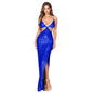 Women's Summer Split Backless Hollow Dress Sweet Spicy Clothing