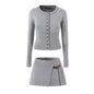 Women's Hot Slim Breasted Knitted High Waist Suits