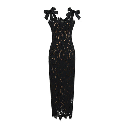 Women's Sexy Fashion Lace Strap Dress Temperament Dresses