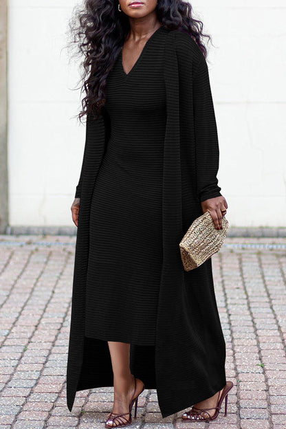Women's Fabric Stretch Cloak Slim Fit Dress Suits