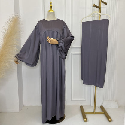 Solid Color Loose Comfortable Dress With Dresses