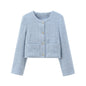 Autumn Woolen Round Neck Outer Wear Coats