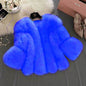 Women's Fur Stitching Integrated Warm Fox Coats