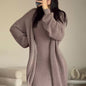 Casual Round Neck Slim Fit Idle Style Cardigans