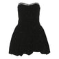 Women's Elegant Fashion Strapless Embellished Sequined Pettiskirt Dresses