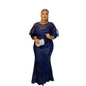 Women's Fashion Wear Sequin Gauze Dress Slim Dresses