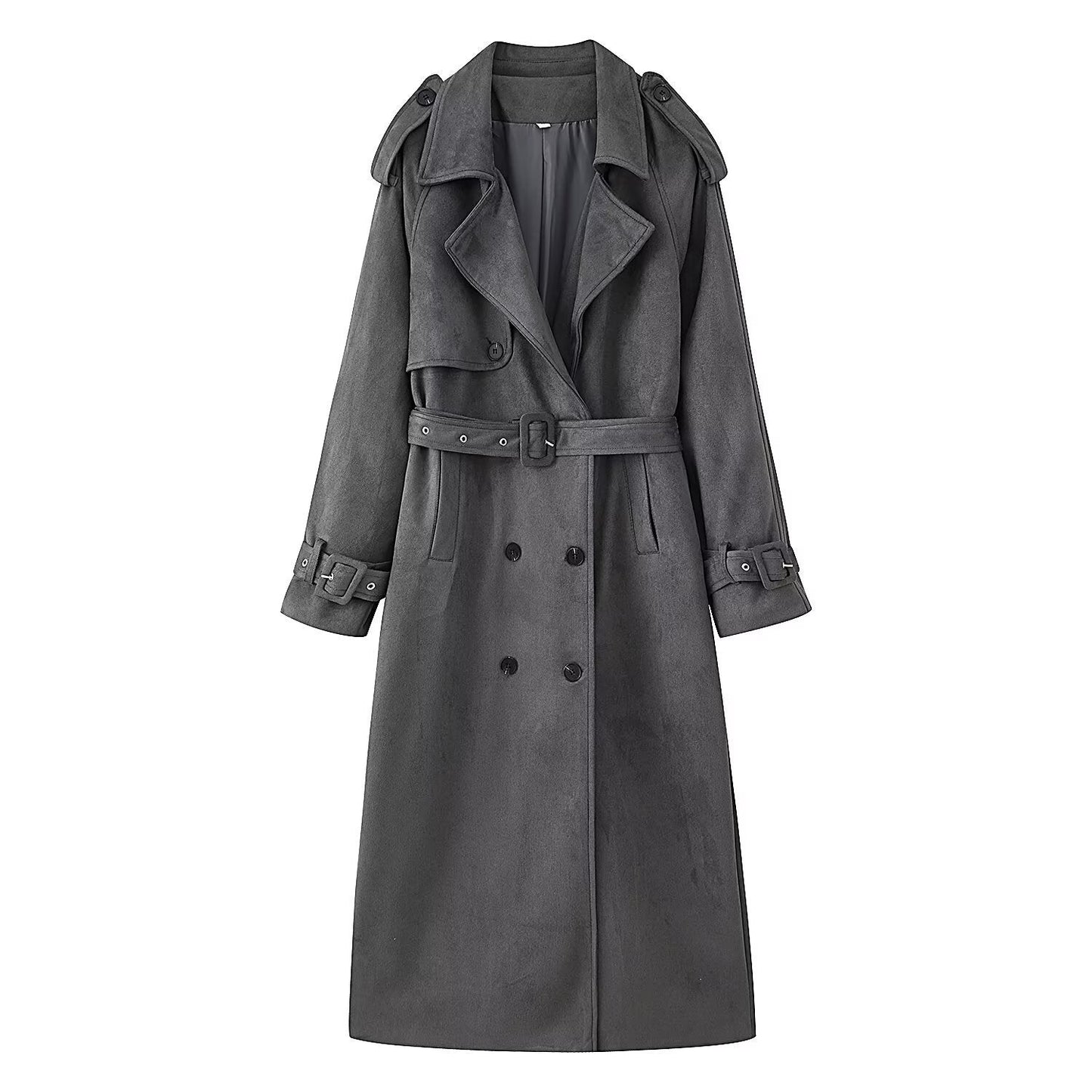 Women's Fashion Casual Loose Temperament Trench Coats