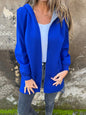 Women's Solid Color Casual Single-breasted Hooded Coats