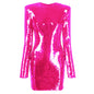 Women's Sequined Shiny Elegant Stage Banquet Party Dresses