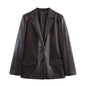 Women's Durable Fashion Casual Leather Effect Coats