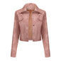 Women's Thin Leather Casual Fashion Popular Daily Jackets