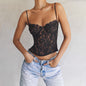 Women's Autumn Fashion Lace Hot Camisole Fishbone Tops