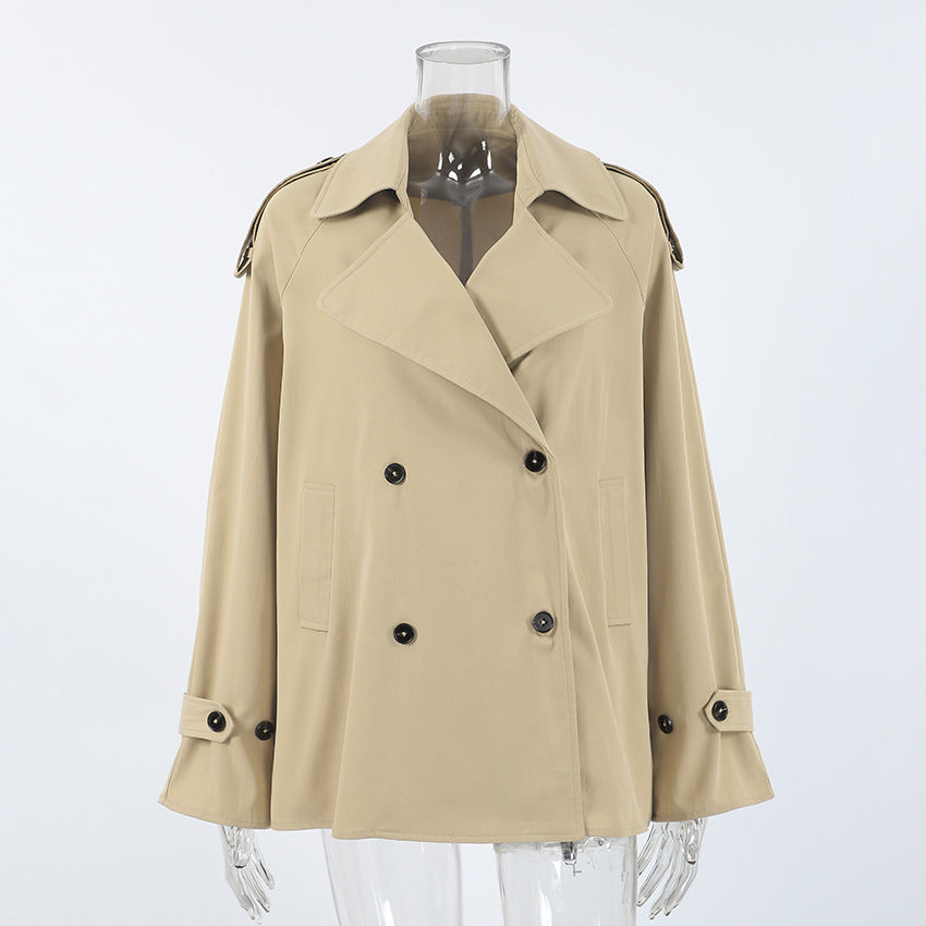 Women's Long Sleeve Lapel Slimming High-grade Autumn Coats