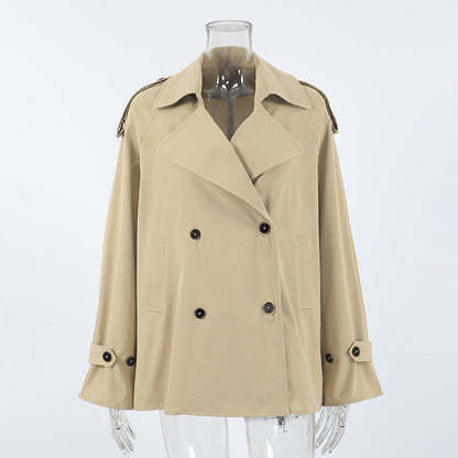 Women's Long Sleeve Lapel Slimming High-grade Autumn Coats
