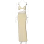Women's Solid Color Camisole Midriff Outfit Fake Dresses