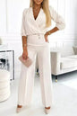 Women's Unique Cool Solid Color Trousers Suits