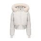 Women's Big Fur Collar Hooded Cotton Thickened Coats