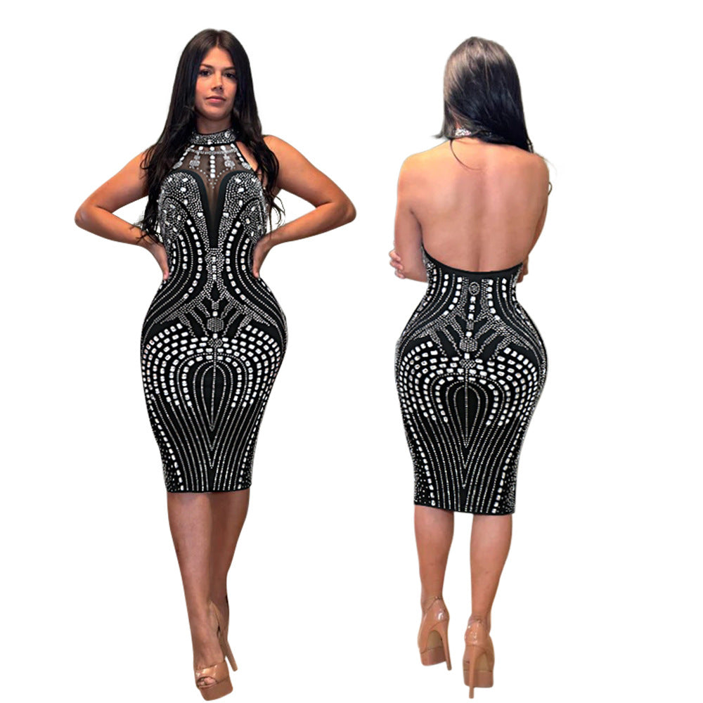 Dress Polyester Mesh Stitching Milk Silk Dresses