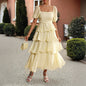 Women's Temperament Leisure Elegant Cake Dress Puff Dresses