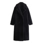 Women's Street Fashion Fleece Long Overcoat Outerwear Coats